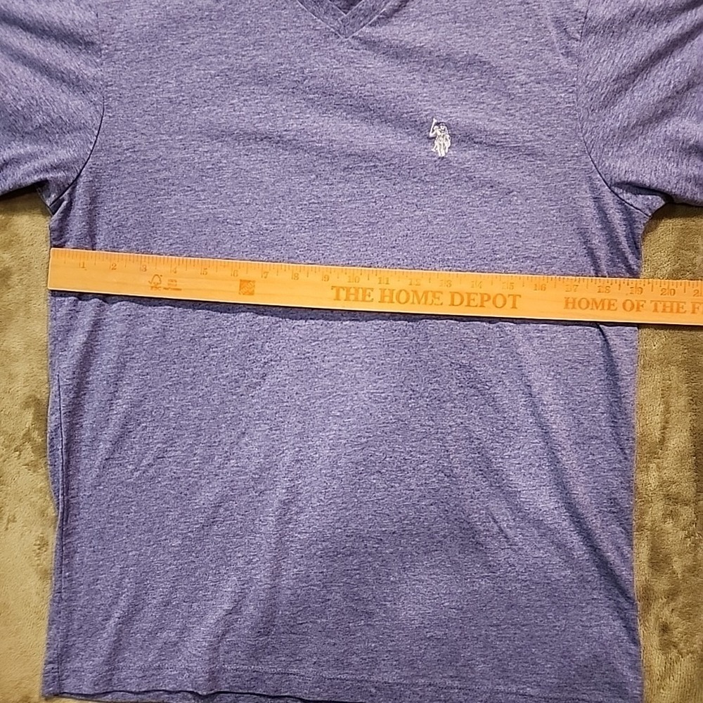 U.S. POLO ASSN. Short Sleeve Stretch V-Neck Tee Shirt Size S - Picture 4 of 8